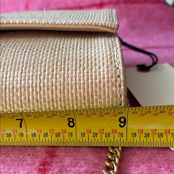 Ted Baker Beige Clutch with Gold Floral Clasp - Picture 6 of 13